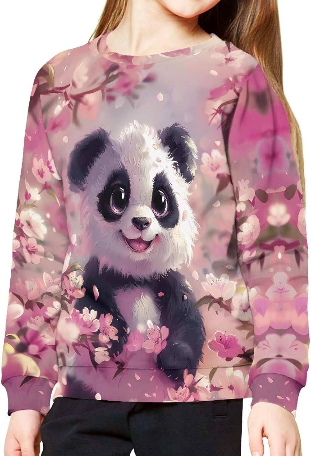Girls Cute Graphic Sweatshirt Long Sleeve Sweater Fall Outfit 6-16Y