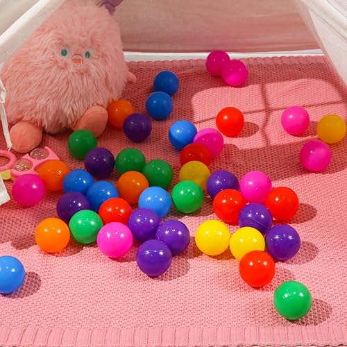Miniatura 2 de GAMIFUN Pelotas para hoyos de bolas, sin ftalatos, sin BPA, bolas de plástico no tóxicas para niños y diversión para jugar
