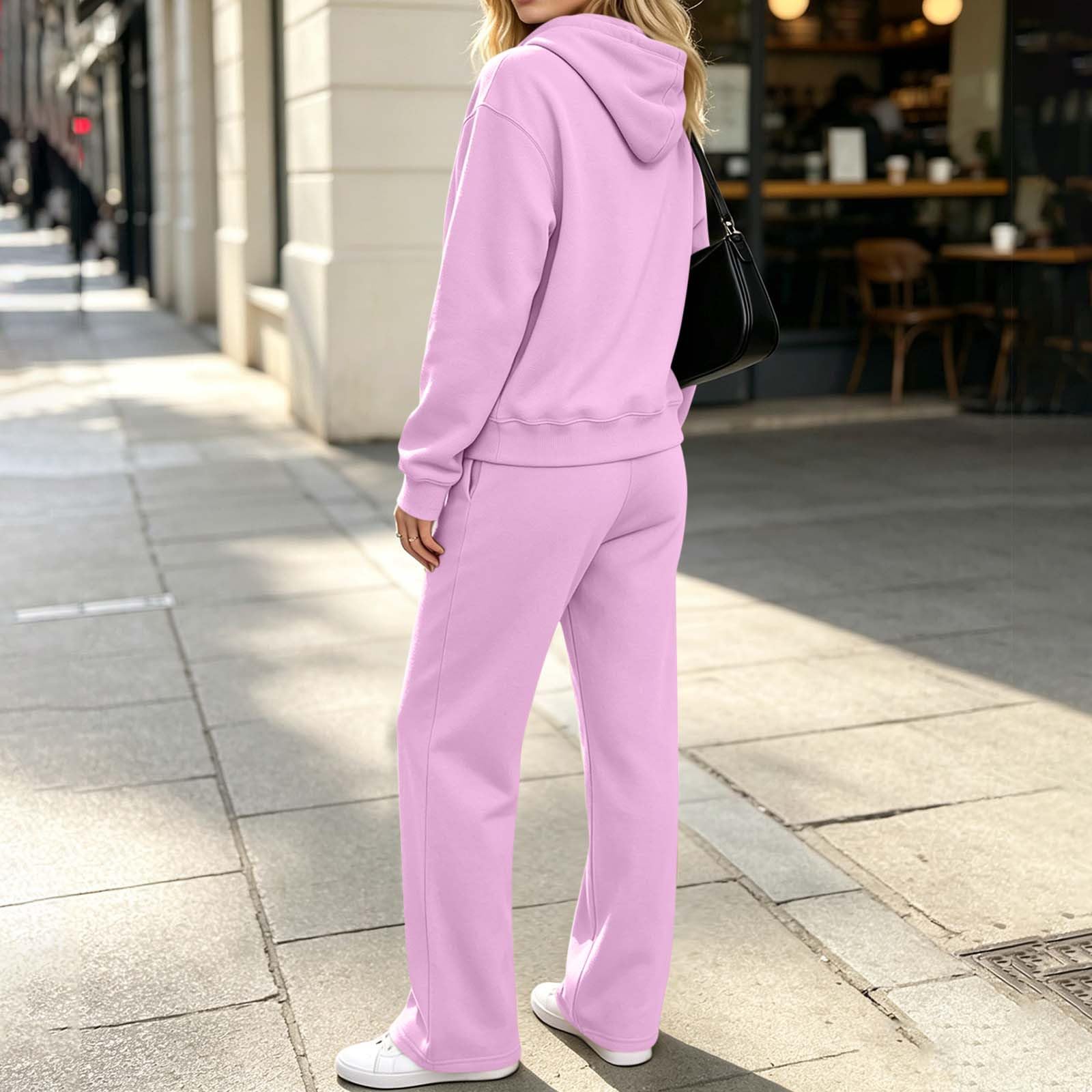 Survêtement élégant deux pièces pour femme - Veste de survêtement et