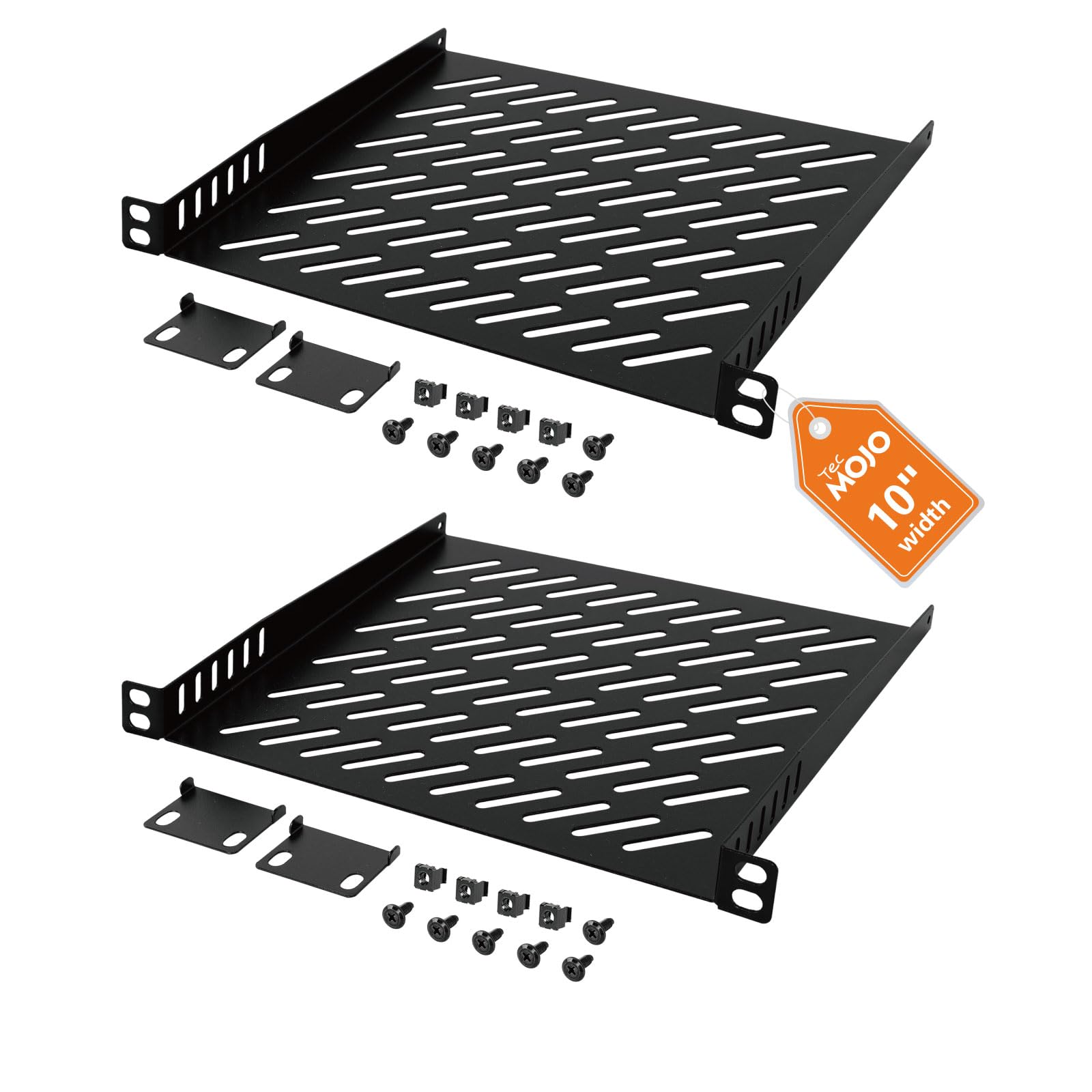 Amazon.com: Tecmojo 2 Pack 0.5U Rack Mount Shelf for 10