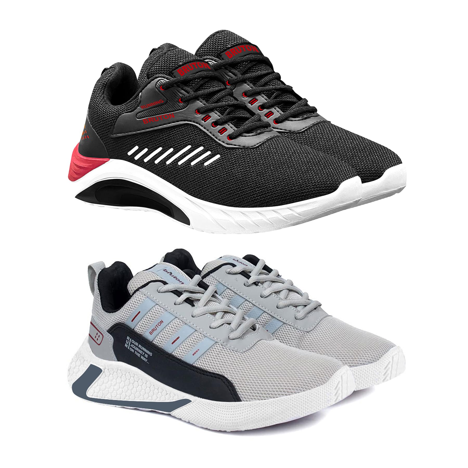 BRUTON Sneakers Stylish Casual Shoes for Mens & Boys - Combo Pack of 2, Size : 7 (B0CM9R6BT7) Amazon Price History, Amazon Price Tracker