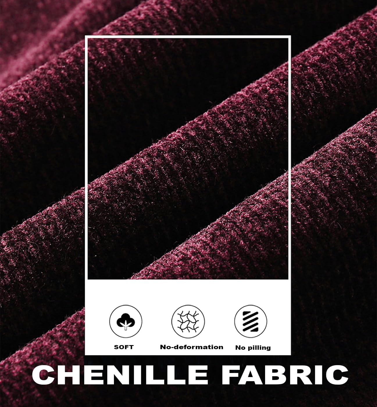 Men's Chenille Crewneck Sweater Long Sleeve Regular Fit Knitted Winter Fleece Pullover Warm Fleece Lined Sweatshirts - Image 6