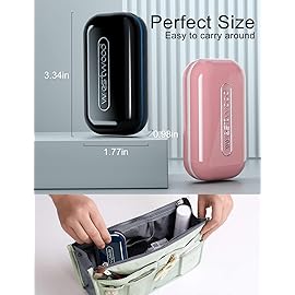 DUBSTAR Small Pill Cutter, Pill Cutter Splitter for Small and Tiny Pills, Portable Pretty Pill Cutters for Large Pills, Cuts Vitamins Tablets for Purse Pocket (Pill Cutter, Blue)