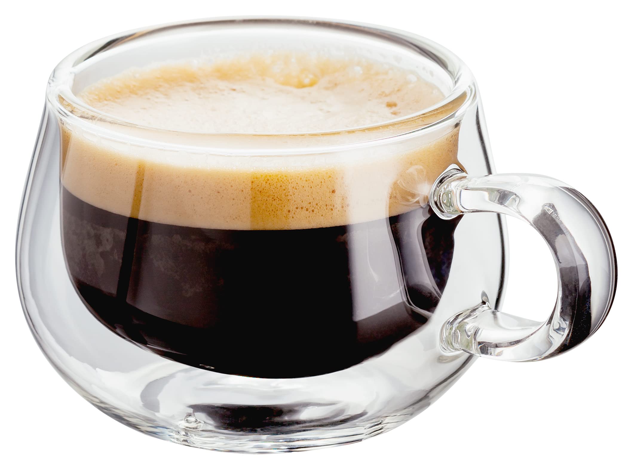 JudgeHorwood JDG25 Set of 2 Espresso Glass, 75ml, Borosilicate