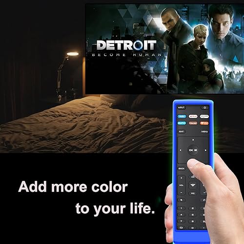 Miniatura 3 de Funda para control remoto Vizio Smart TV, para control remoto Vizio XRT136 LCD LED TV, cubierta de control remoto Vizio, ligera, antideslizante, a