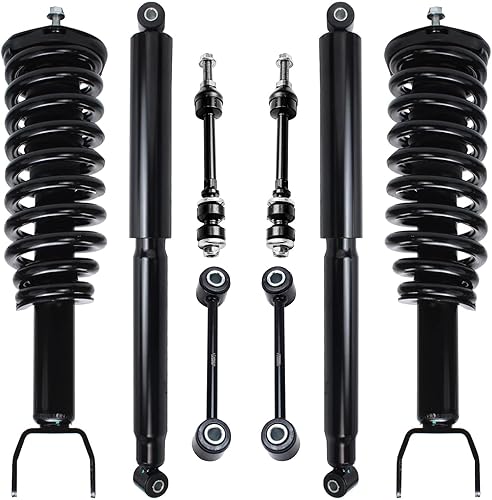 Miniatura 171 de Detroit Axle - Kit de puntales delanteros de 6 piezas para Chevrolet Aveo Aveo5 Pontiac G3 Wave, barra estabilizadora, varillas de acoplamiento