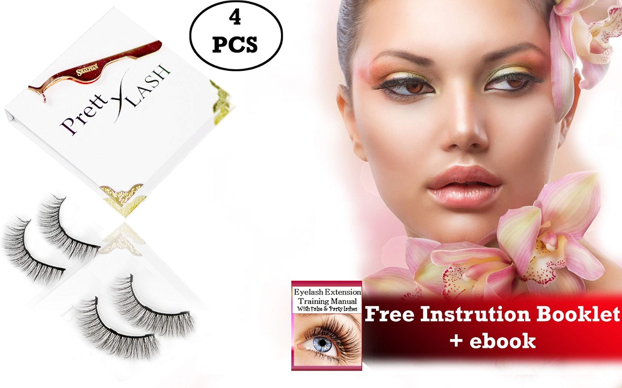 Magnetic Eyelashes 3D Mink false eyelashes For A Bold Full Eye & Natural Look Ultra Thin & Upgraded Fake Eyelashes/No Glue/Reusable/Cruelty Free(Magnetic Eyelashes With Applicator)