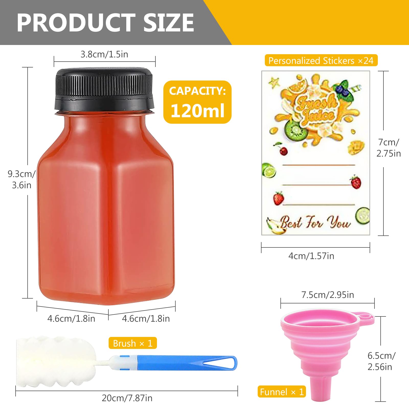 4 Bouteilles Lait 500ml/1L - Transparentes Et Étanches