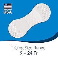 Vista 6 de TIDI 3300M-10PK Grip-Lok - Dispositivo de seguridad mediana, paquete de 10, dispositivo de estabilización de catéter, blanco, diseño de perfil bajo