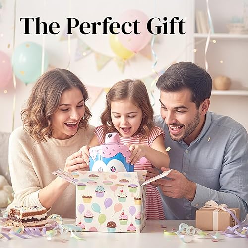 Miniatura 8 de Máquina para hacer helados para niños  1.2 cuartos de galón de pingüino eléctrico para helados, la mejor máquina de encimera para helado casero,