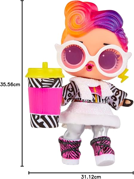 LOL Surprise Advent Calendar 2022 avec Poupée en Édition Limitée et 24 Surprises - Costume Makeover - Mixez et Associez les Tenues - Excellente Idée de Cadeau pour les Filles de 4 Ans et Plus - 3