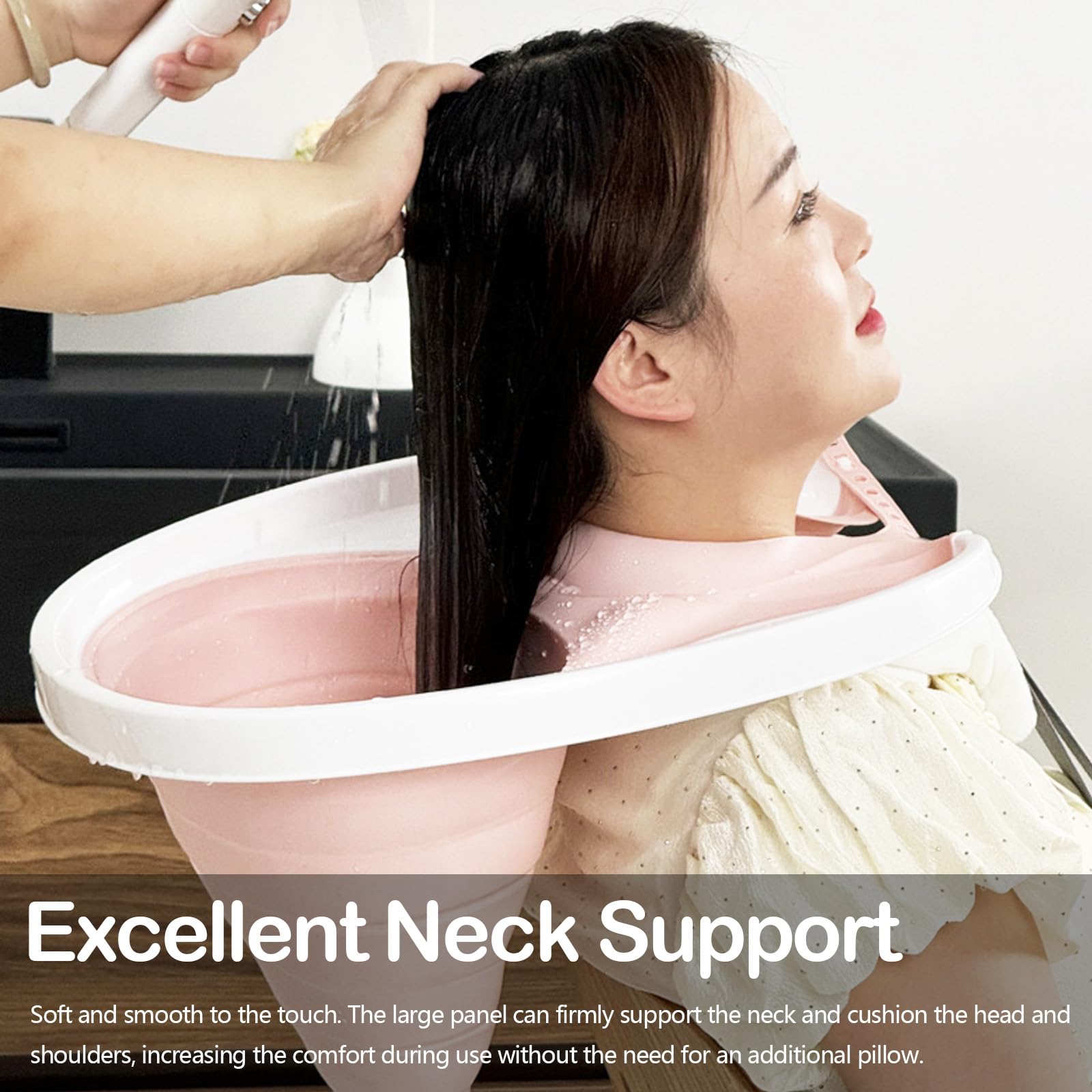 Lavabo Para El Cabello, Lavabo Para Personas Postradas En Cama Lavabo Plegable Lavabo Inflable Para El Cabello Con Cinturón Para Personas Mayores Niños Discapacitados Mujeres Embarazadas