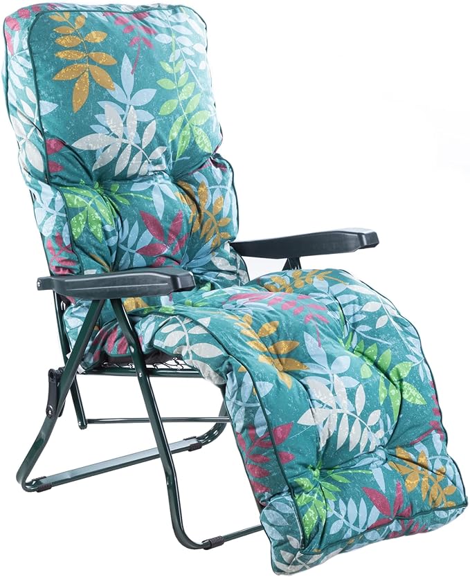 Alfresia Relaxer Chair Reclining Garden Chair with Classic Cushion