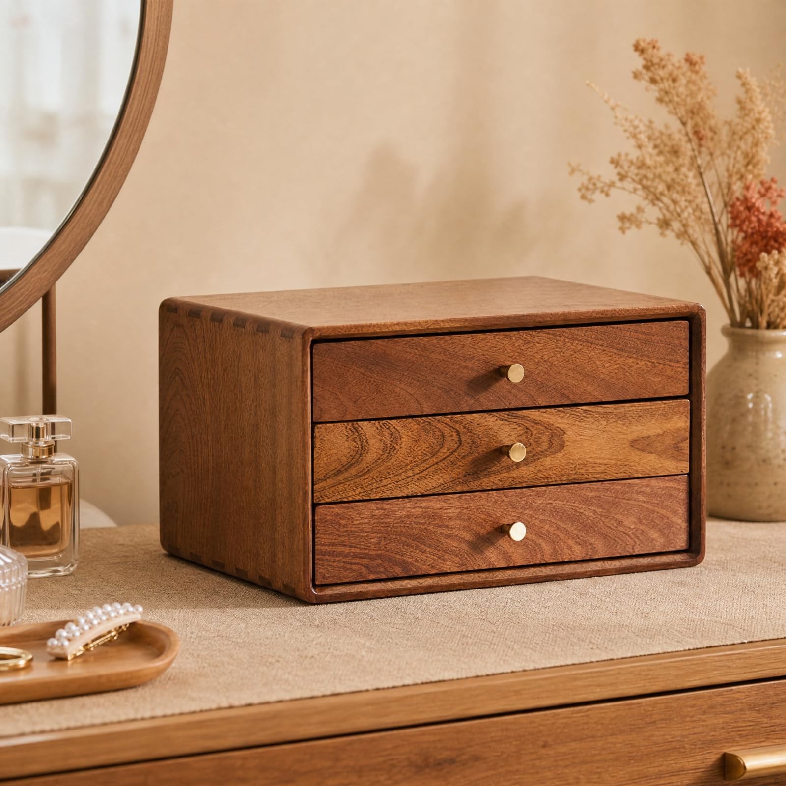 Organiteur Bureau En Bois Tiroirs Clisn Organiteur Carré Bureau Cvercle Classique