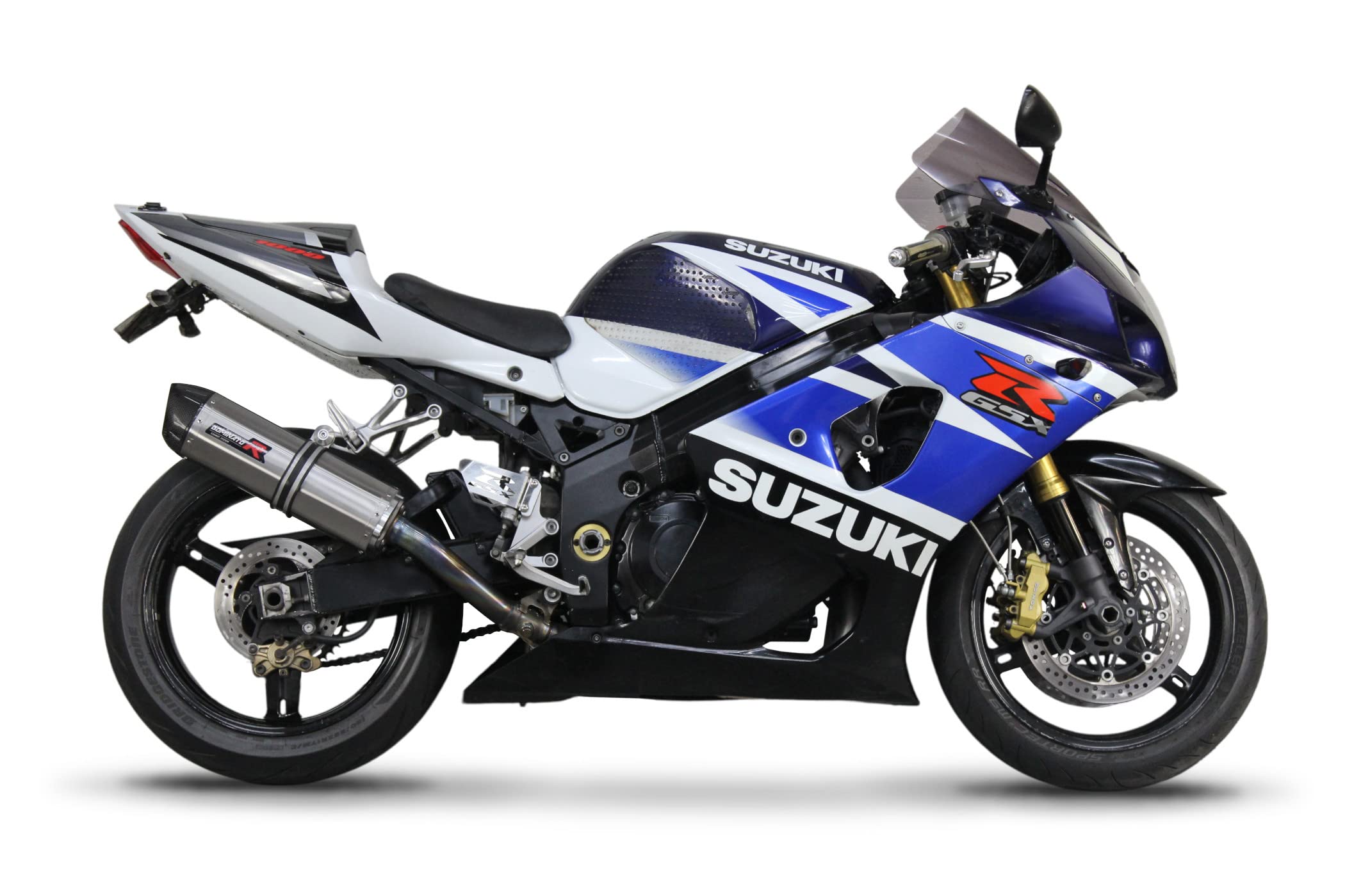 Pot D'échappement DOMINATOR HP1 - Compatible Suzuki GSXR 750 2001-2005 (K1 à K5) - Embout Carbone