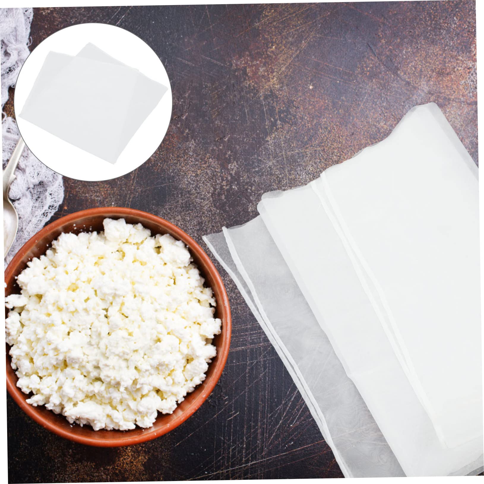 RORPOIR 100% Nylon Tofu Strainer Reusable Fine Mesh Cheesecloth for Juice Milk Cheese Yogurt Making