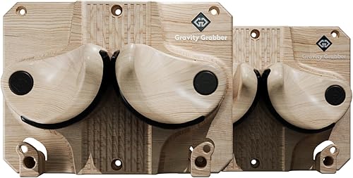 Gravity Grabber - Estante de almacenamiento de pared definitivo para esquís y tablas de snowboard  Almacenamiento sin daños  Se adapta a cualquier