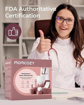 Momcozy 12pc Postpartum Recovery Kit, Labor & Delivery Essentials for Moms