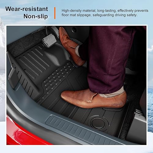 Vista 4 de powoq Tapete híbrido compatible con Ford Maverick 2022-2025, tapete de cama de elastómero termoplástico, tapete de repuesto para Ford Maverick