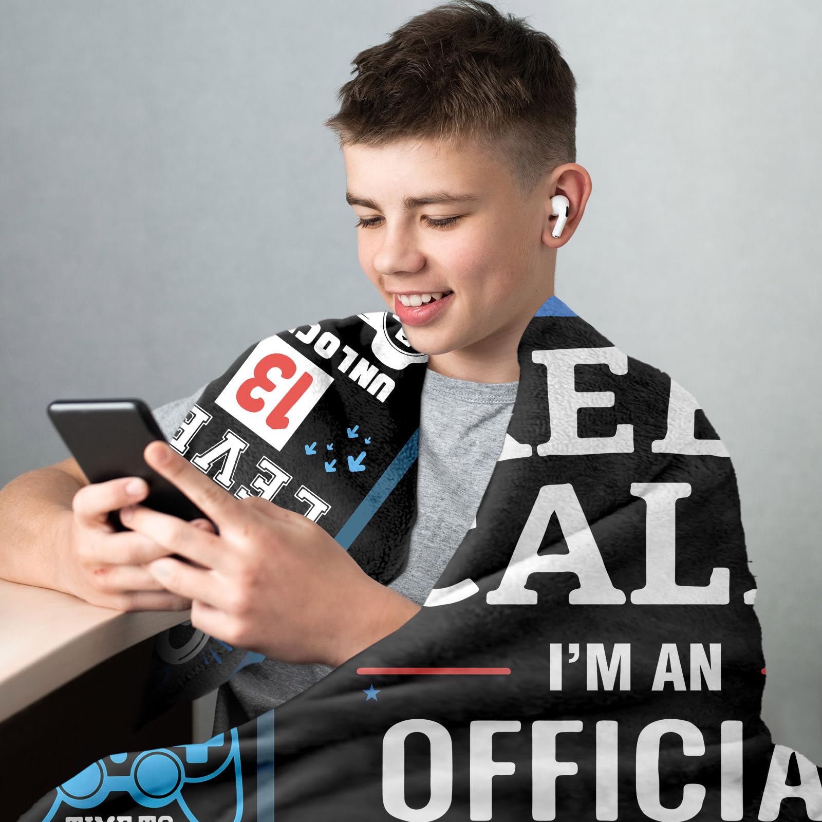 Regalo di compleanno per ragazzo di 13 anni, divertente regalo per il 13° compleanno per ragazzi, idee regalo di compleanno per ragazzi di 13 anni, regalo ufficiale di compleanno per adolescenti,