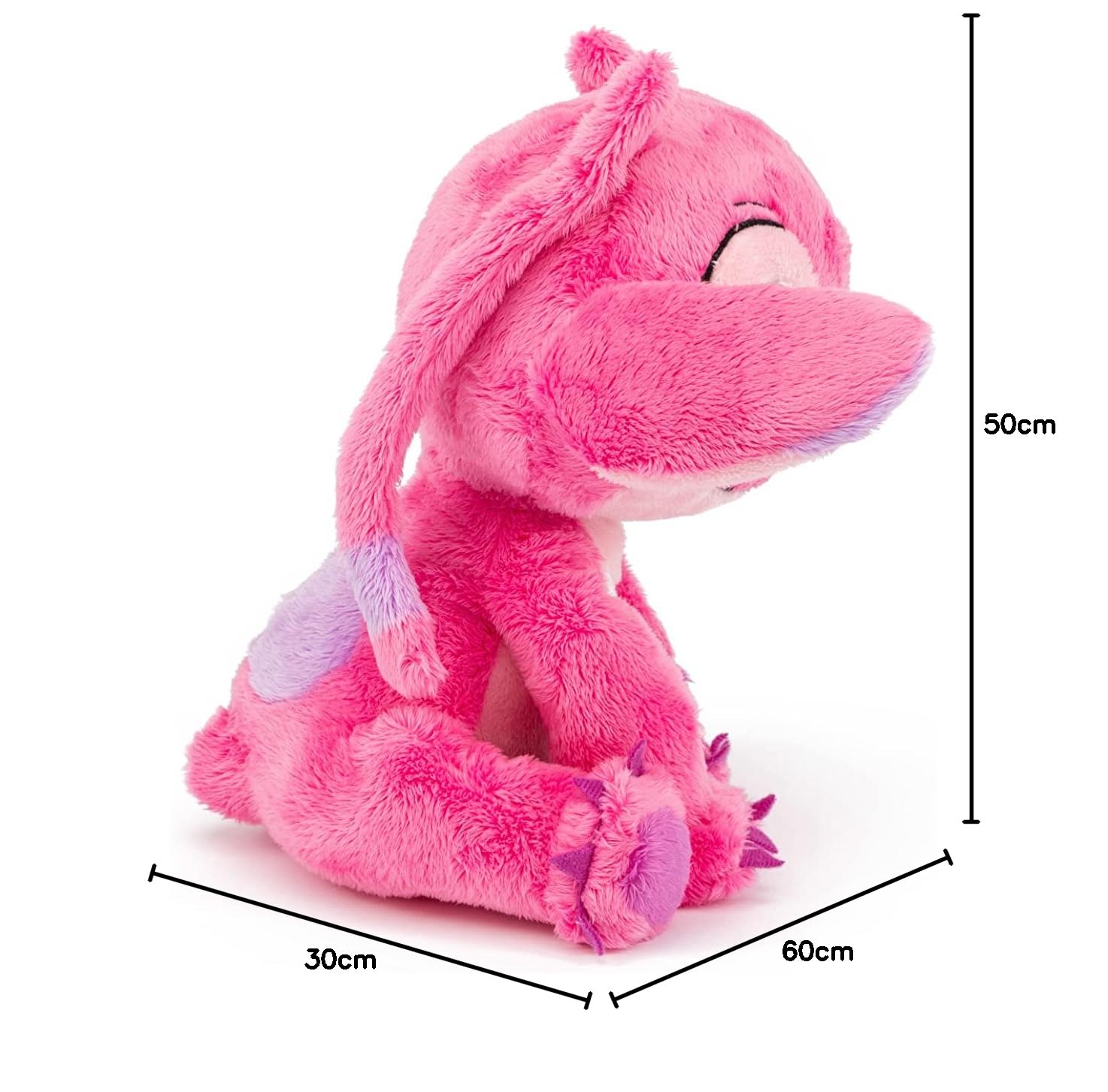 Simba Peluche Angel 50 cm, de Lilo y Stitch, Súper Suave y abrazable, Optimo para Dormir, Jugar o Regalar, Apto Desde 0 Meses (6315876956)