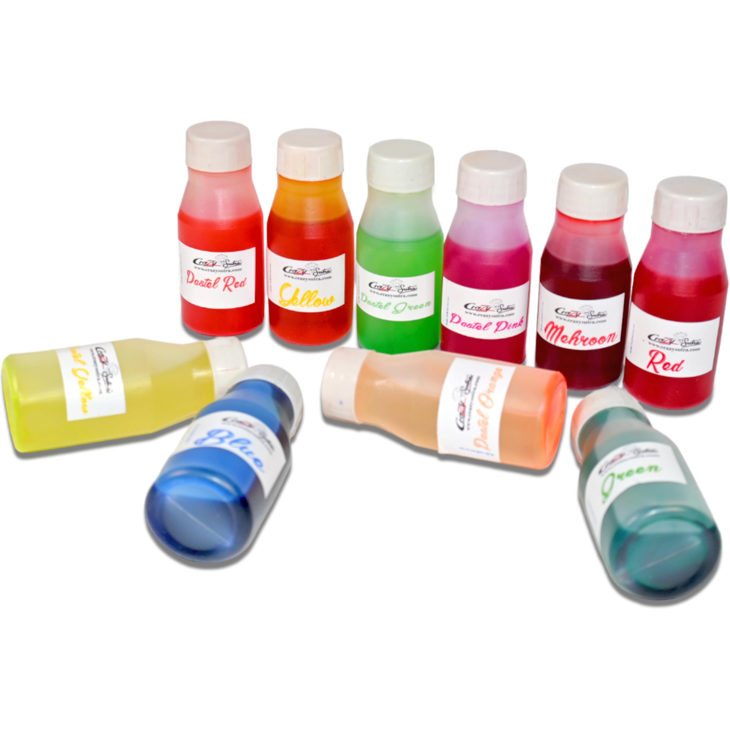 Crazy Sutra Color Pigment Set for Candle Making � 10 Vibrant Colors, 30ml Each | Candle Dye Kit for DIY Candles, Soap, Wax & Craft Projects 2