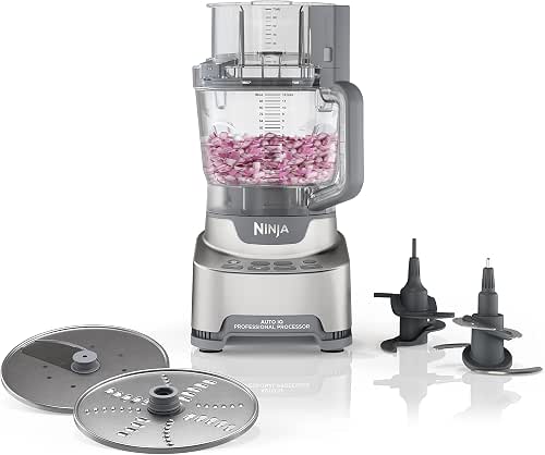 Ninja Food Processor, Professional XL, 1200 Peak-Watts, 4-in-1, Chopping, Slicing/Shredding,