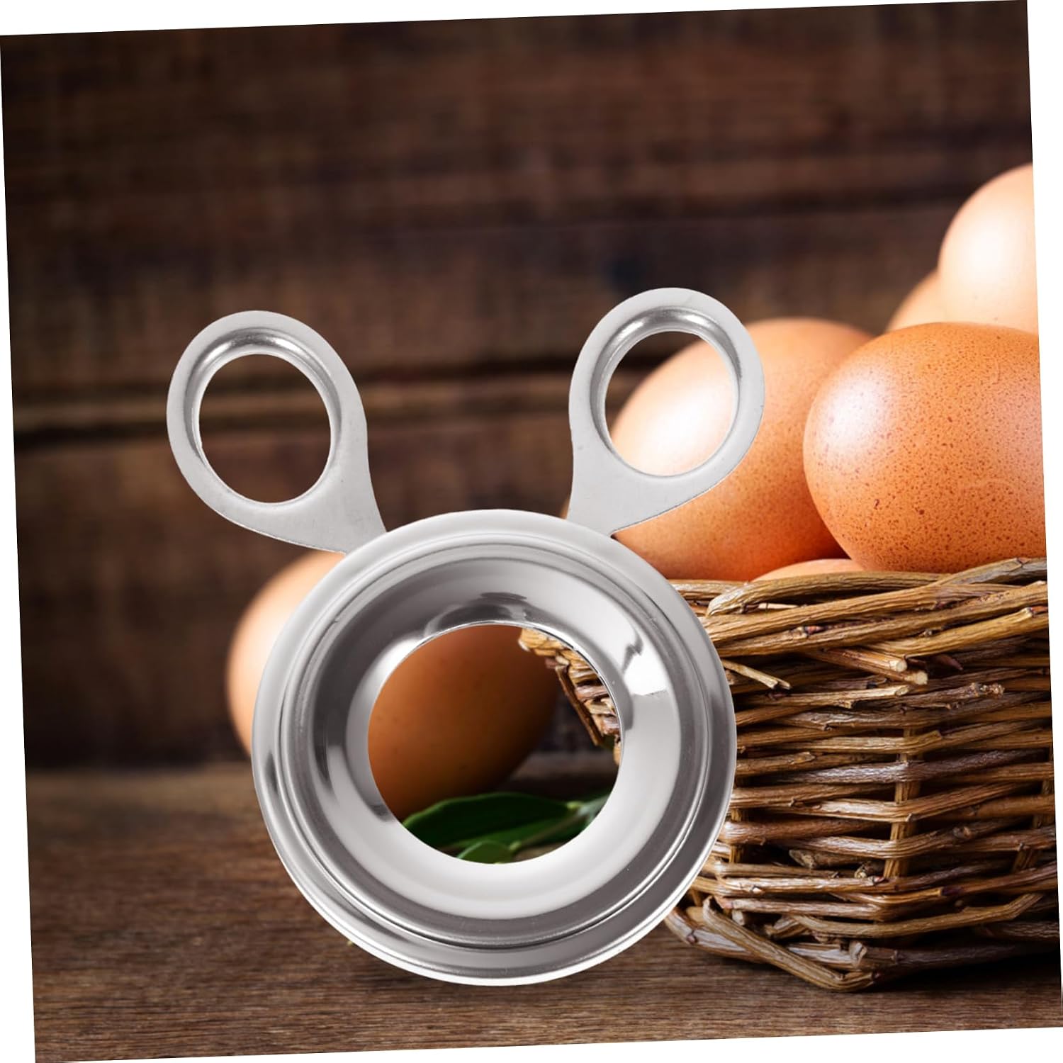 SOLUSTRE Egg Separator Egg Cracker Topper Stainless Steel Opener Kitchen Tool for Soft Hard-boiled Professional Design Easy to Use