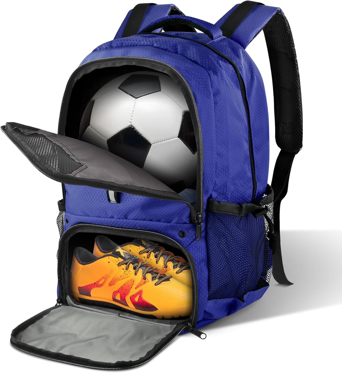 BROTOU Basketball Bag Backpack, Backpacks for Sports Soccer Volleyball Football Gym Backpack with Shoe & Ball Compartment