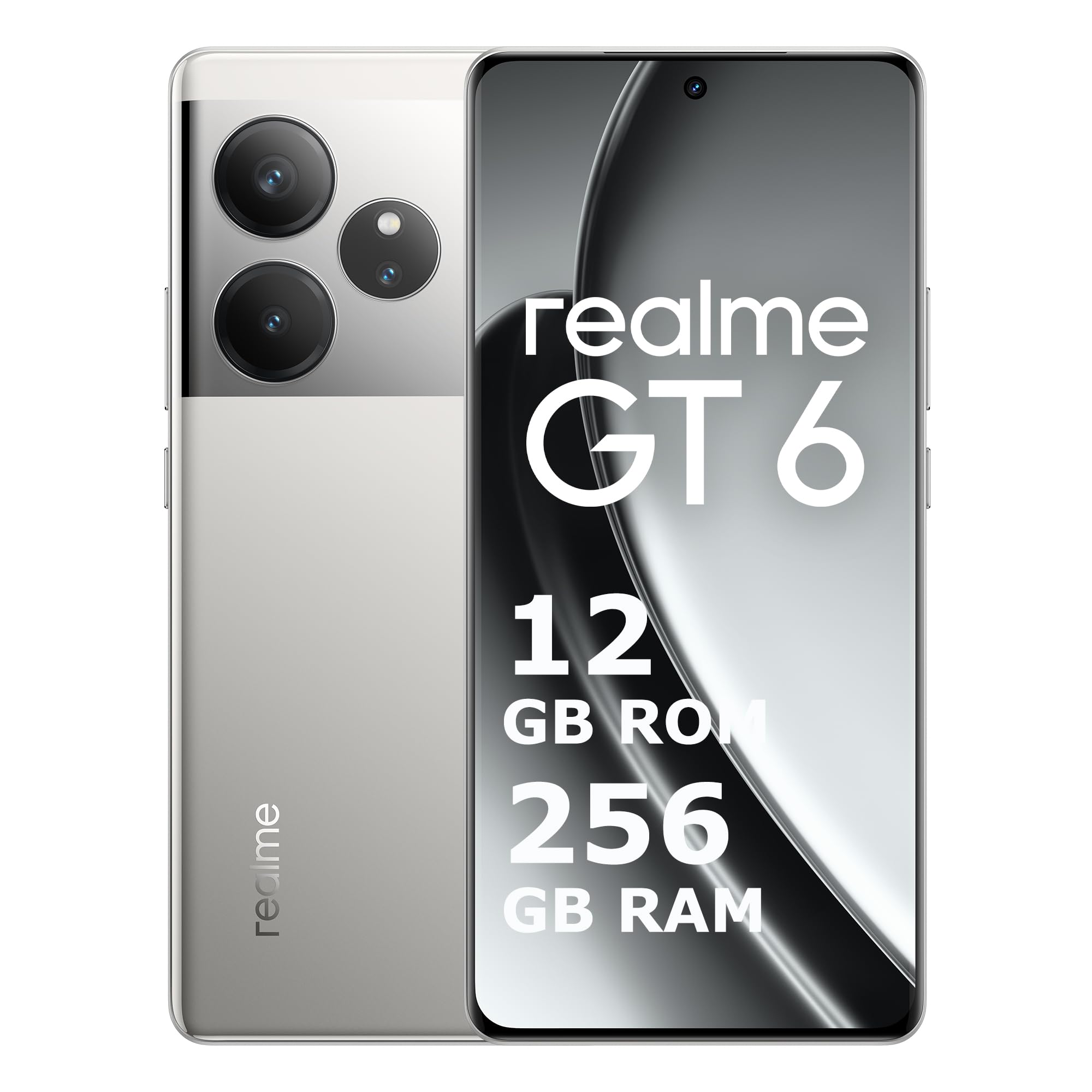 realme GT6 Smartphone 5G 12+256 GB, Processore Snapdragon 8s Gen 3 
