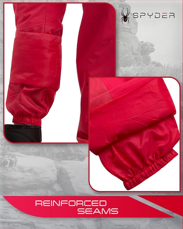 Spyder Women's Snow Pants - Warm Waterproof Insulated Winter Ski and Snowboard Pants - Cozy Thermal Pants for Women (S-XL), Size X-Large, Prism Pink by Spyder - Used condition - Image 4