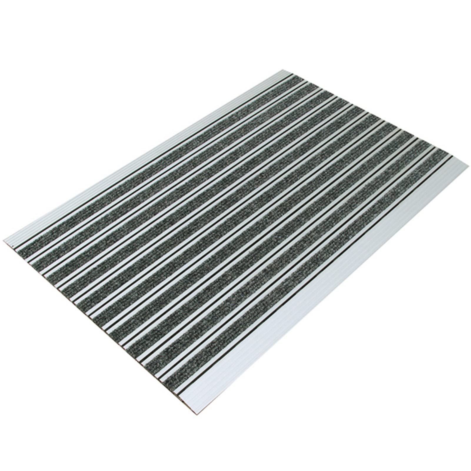 Außenmatten, Rutschfester Willkommensteppich aus Aluminiumlegierung, robuste Eingangsmatten für Bürogebäude, leicht zu reinigende Schuhabstreifer-Fußmatte für Terrassenrasen, benutzerdefinie