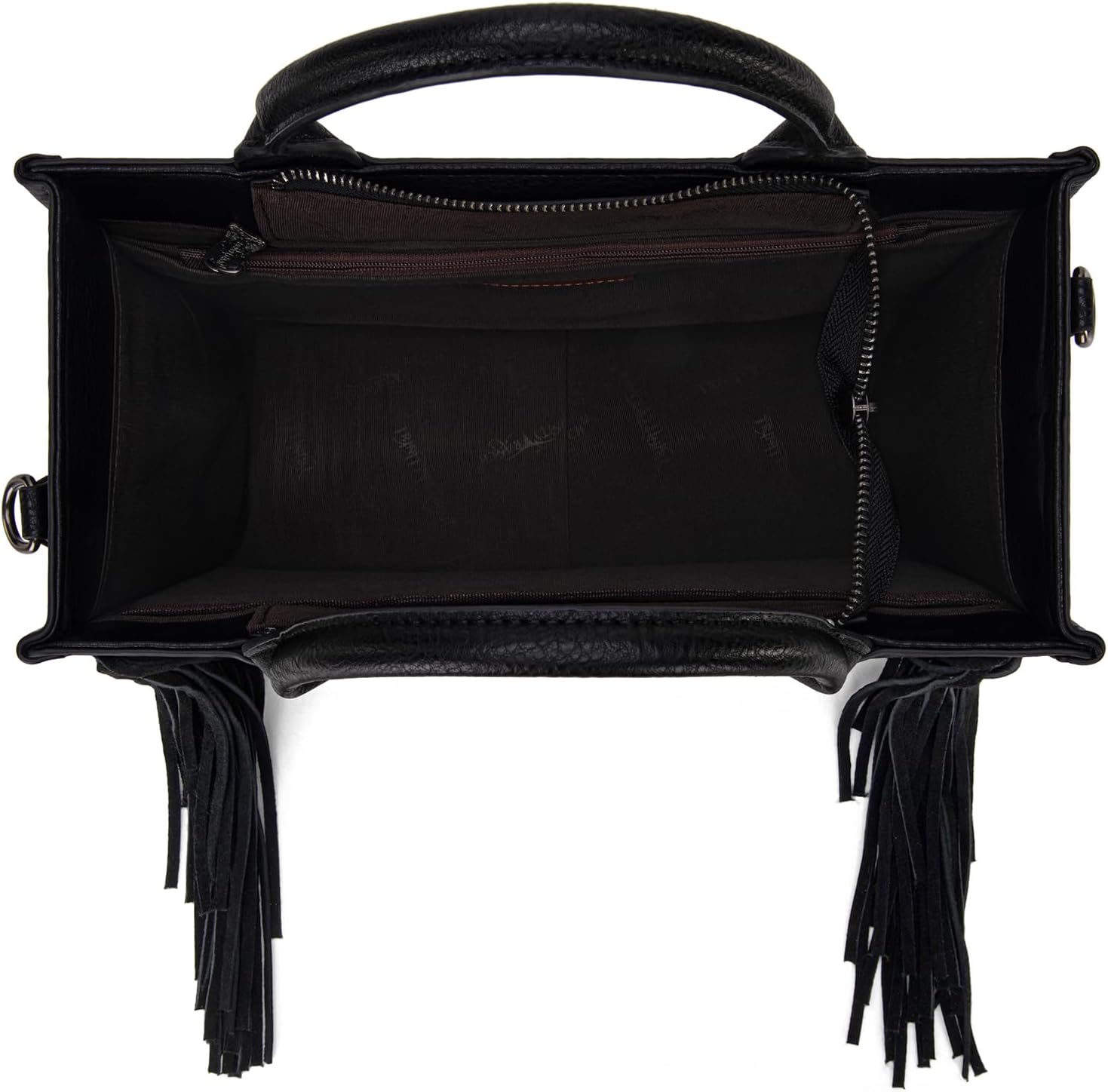 Trinity Ranch Tote Bags for Women Floral Tooled Fringe with Wallet Set - Image 5