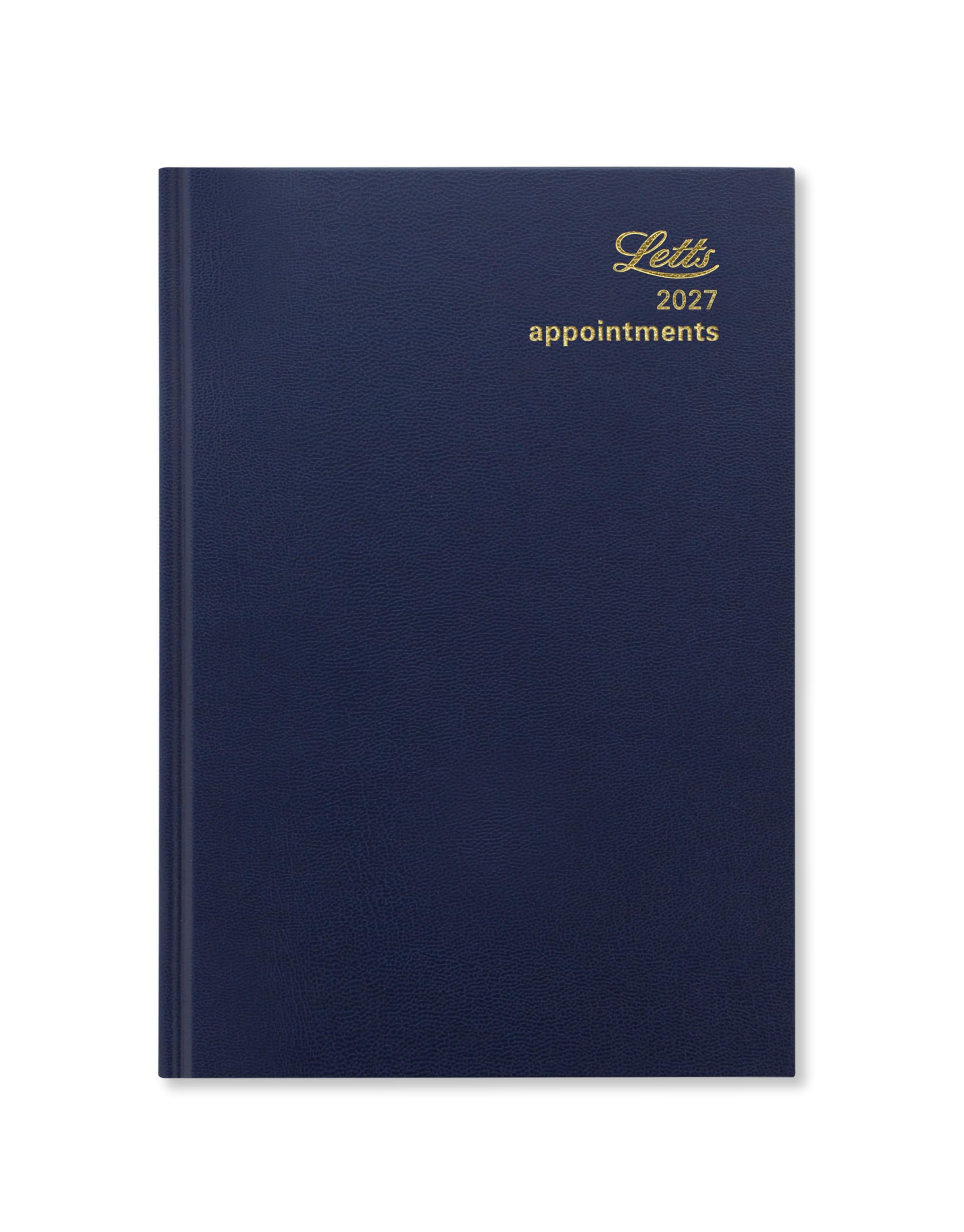 Letts of London Standard A5 day to a page 2027 diary - Blue 27-T11XBL