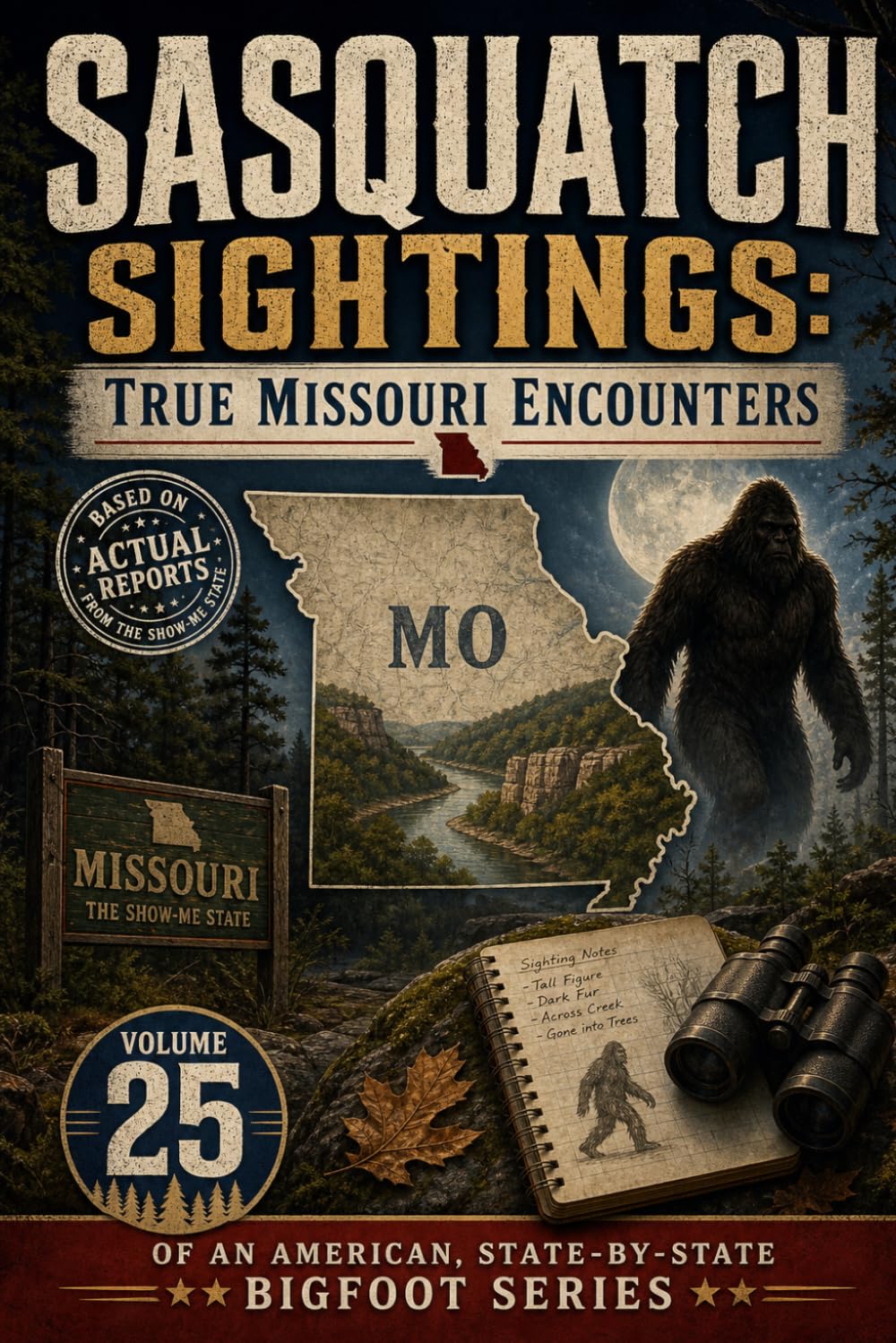 Sasquatch Sightings: True Missouri Encounters: — Volume 25 of an American, state-by-state Bigfoot series (American Cryptid Chronicles: Bigfoot)