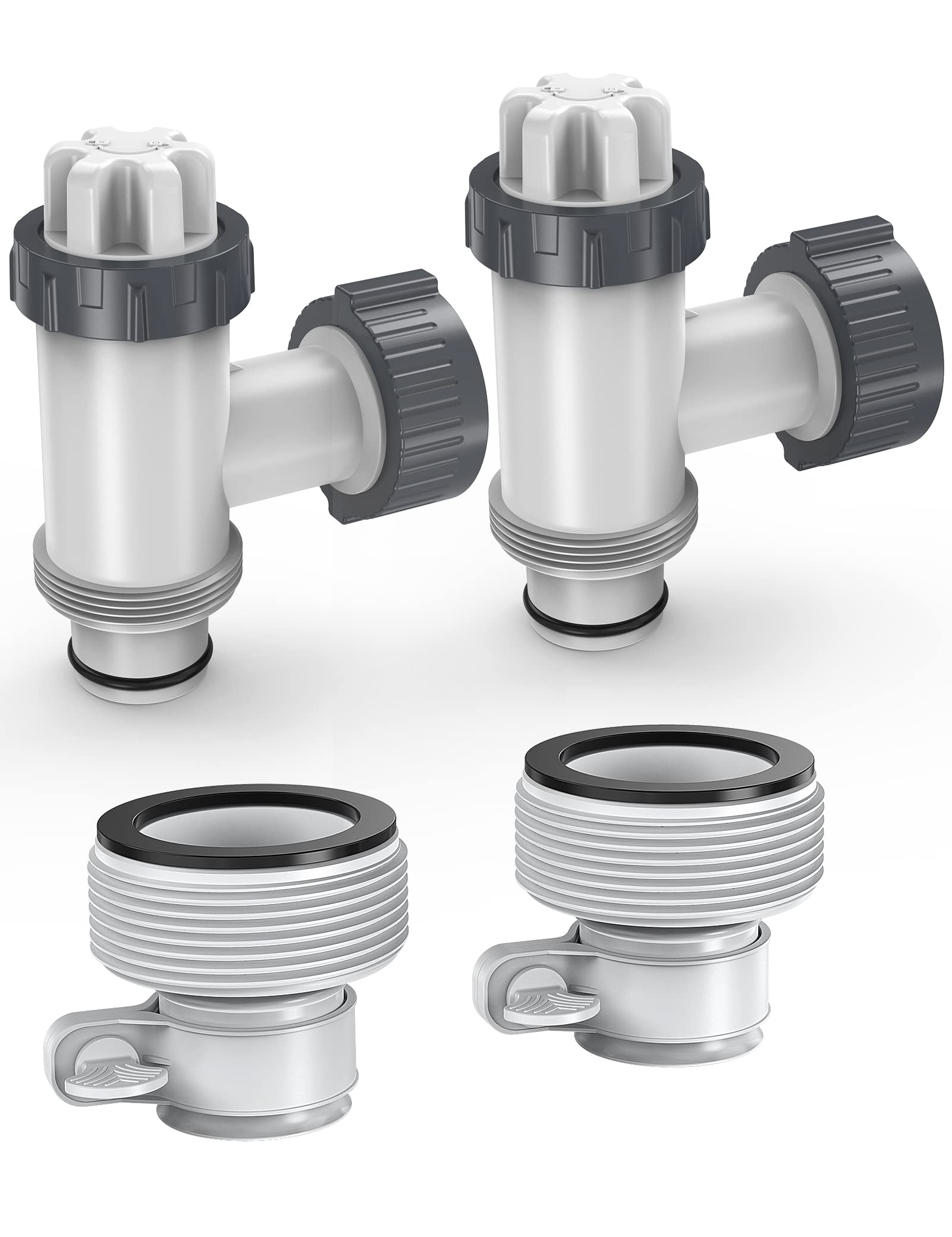 Buy SUMMERBUDDY Type B Hose Adapter & Plunger Valve for Above Ground