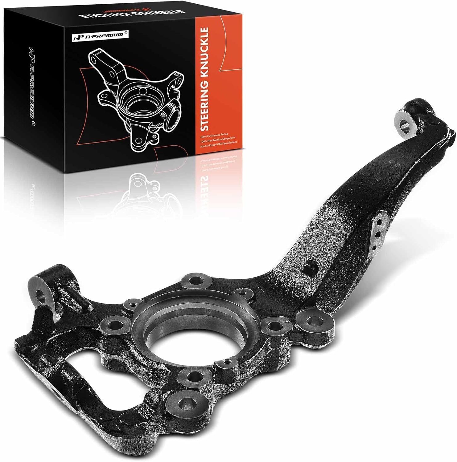 A-Premium Front Suspension Steering Knuckle Compatible with Ford F-150 F150 2010 2011 2012 2013 2014, 4WD, Right Passenger Side