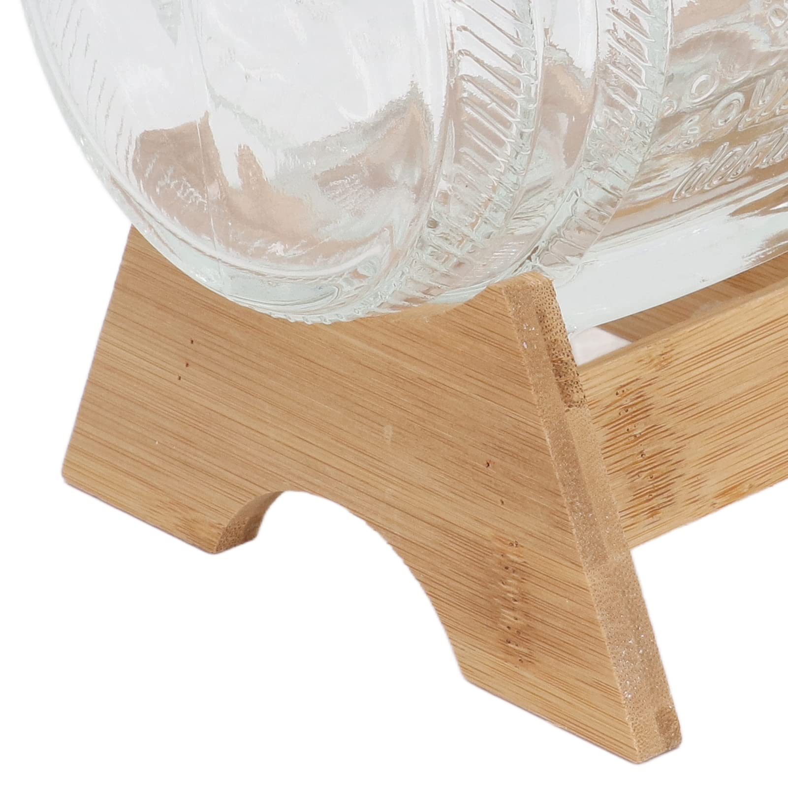 Distributeur de boissons RYSH en verre, fût de boisson refermable et réutilisable avec bouchon de liège pour jus de fruits