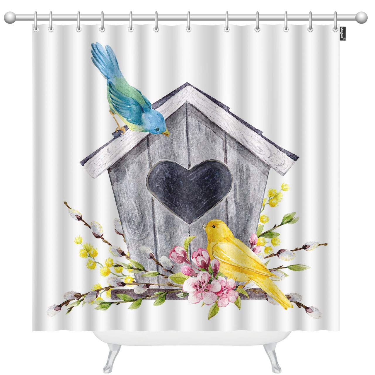 Birdhouse Shower Curtains Curtains & Drapes 2023
