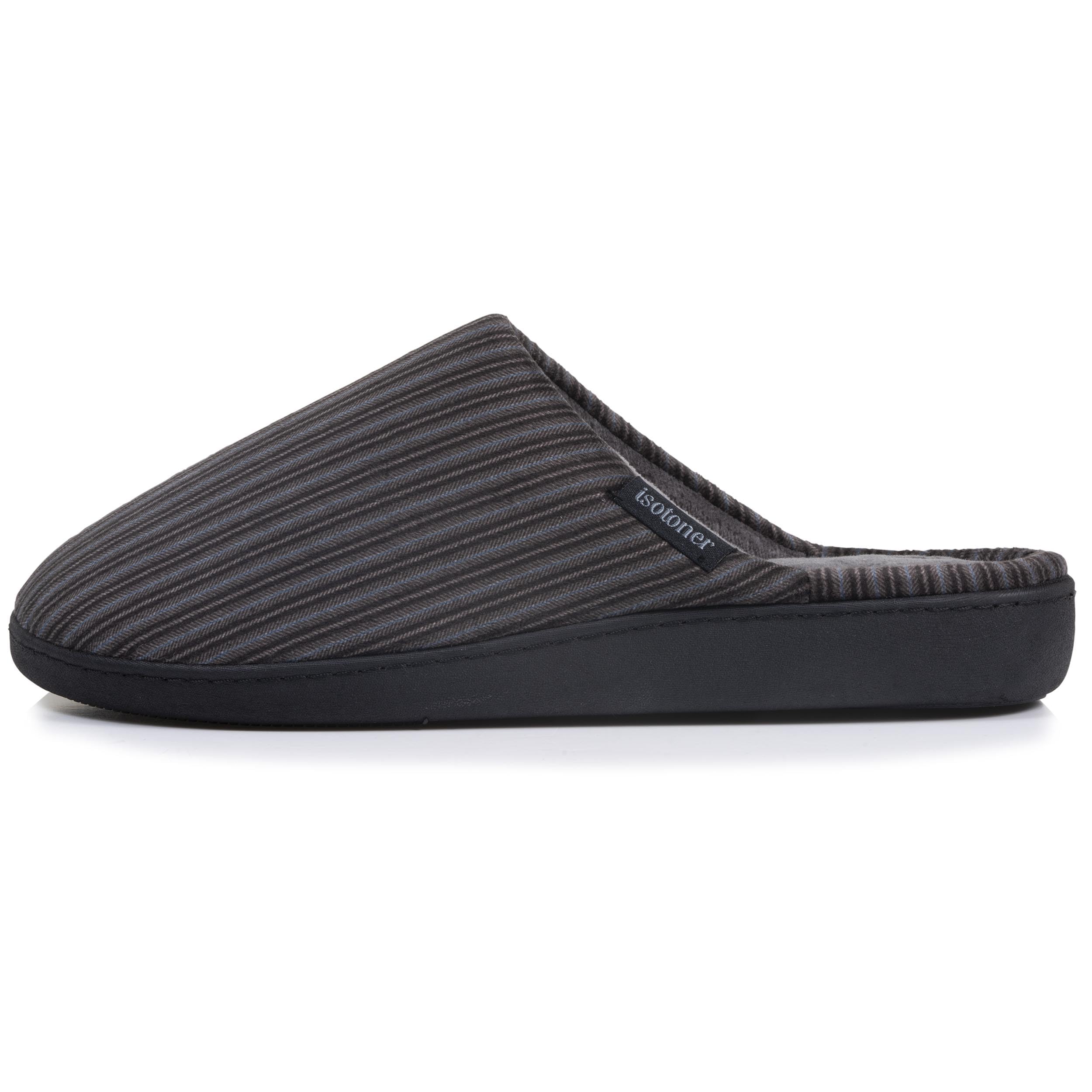 Isotoner Chaussons pantoufles Mules homme semelle à mémoire de forme