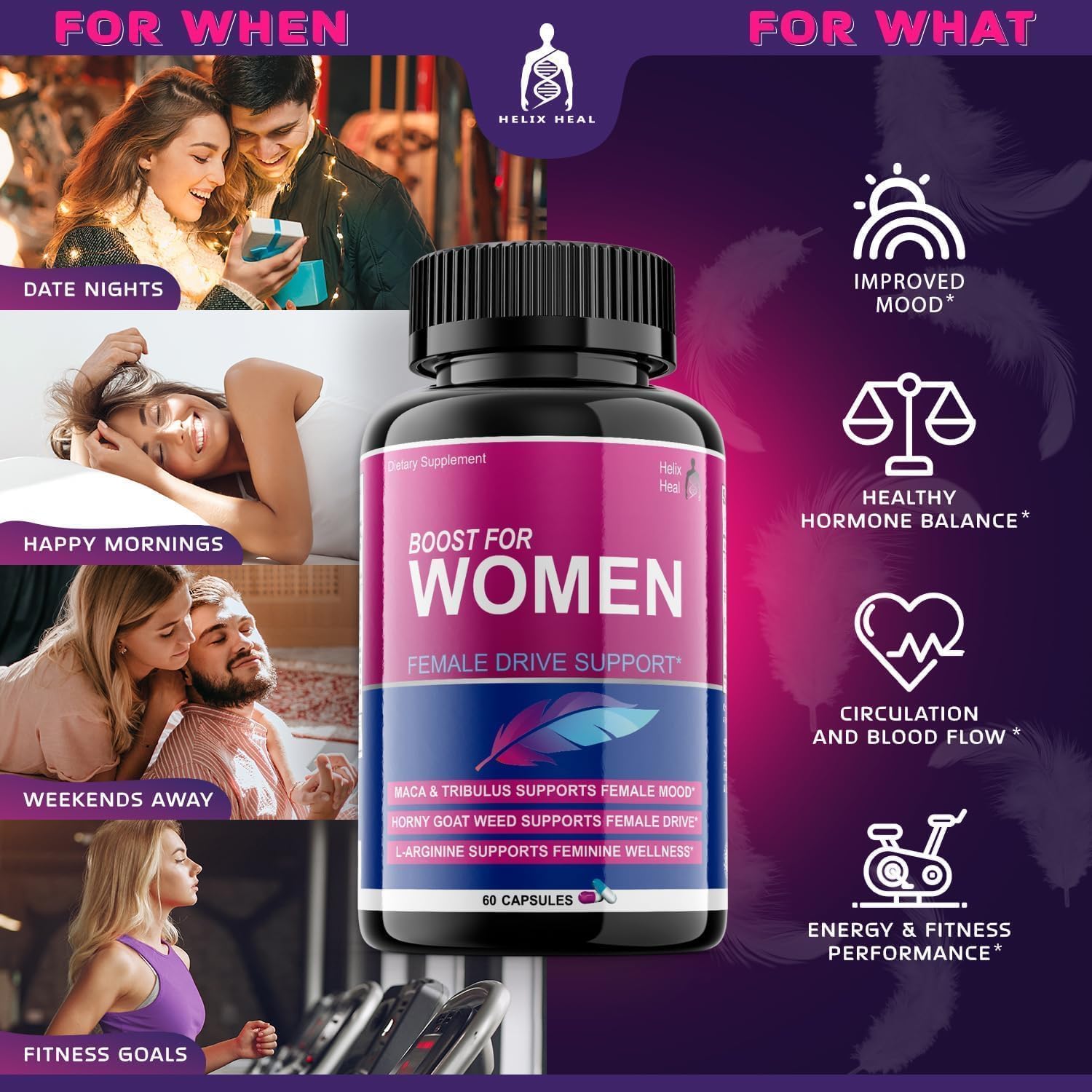 Helix Heal Libido Booster for Women - Fast Acting Female Desire Supplement — Amazon image 7