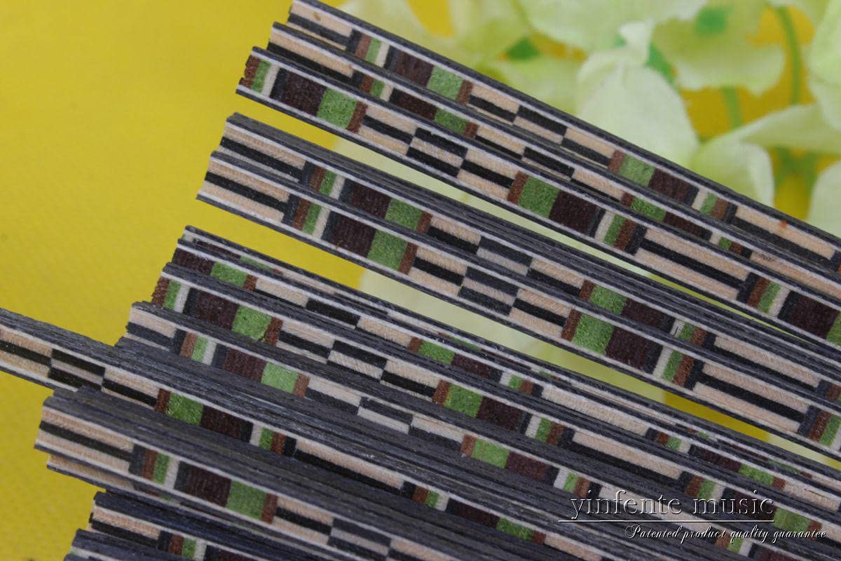 25pcs guitar Strip LUTHIER Purfling Binding MARQUETRY Inlay New Guitar parts 640x5x1.0mm #70
