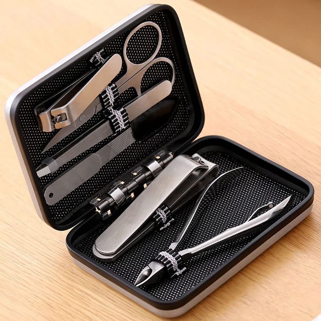 Coupe-Ongles Kit de Coupe-Ongles, 6 pièces Portable Nail Set Décoration Pied Set Soins Personnels Beauté Set Manucure Kit
