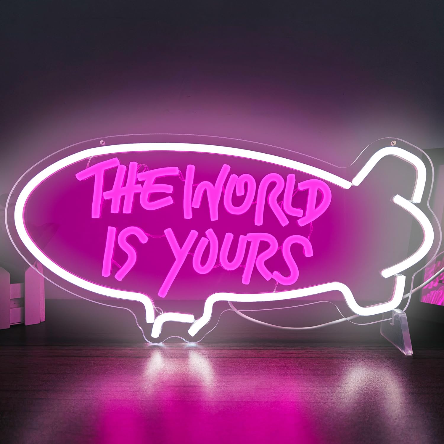 amazon-the-world-is-yours-neon-signs-for-wall-decor-dimmable