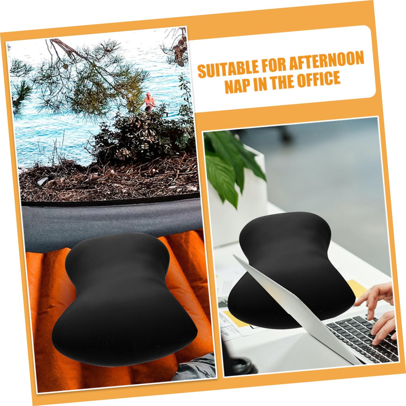 Sosoport 4pièces Oreiller De Voyage Portable Mousse Coussin De Soutien pour Cou pour Bureau Et Camping Confort Optimal Voiture