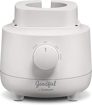3 Cup Mini Food Processor and 56 Ounce Blender by Cuisinart, Blender for Shakes, Smoothies & More, White, BFP700GF (Small)