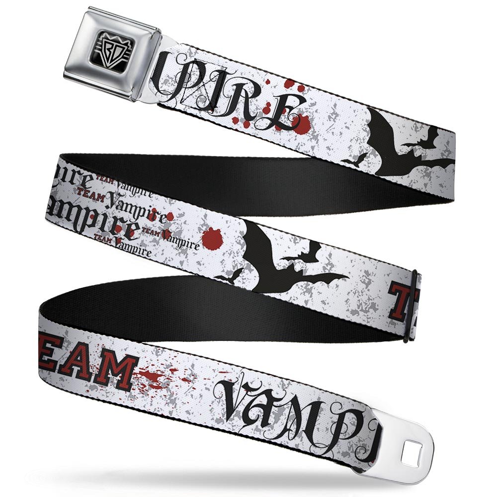 Cinturón de seguridad Buckle-Down Team Vampire ajustable de 1 pulgada para fans 8