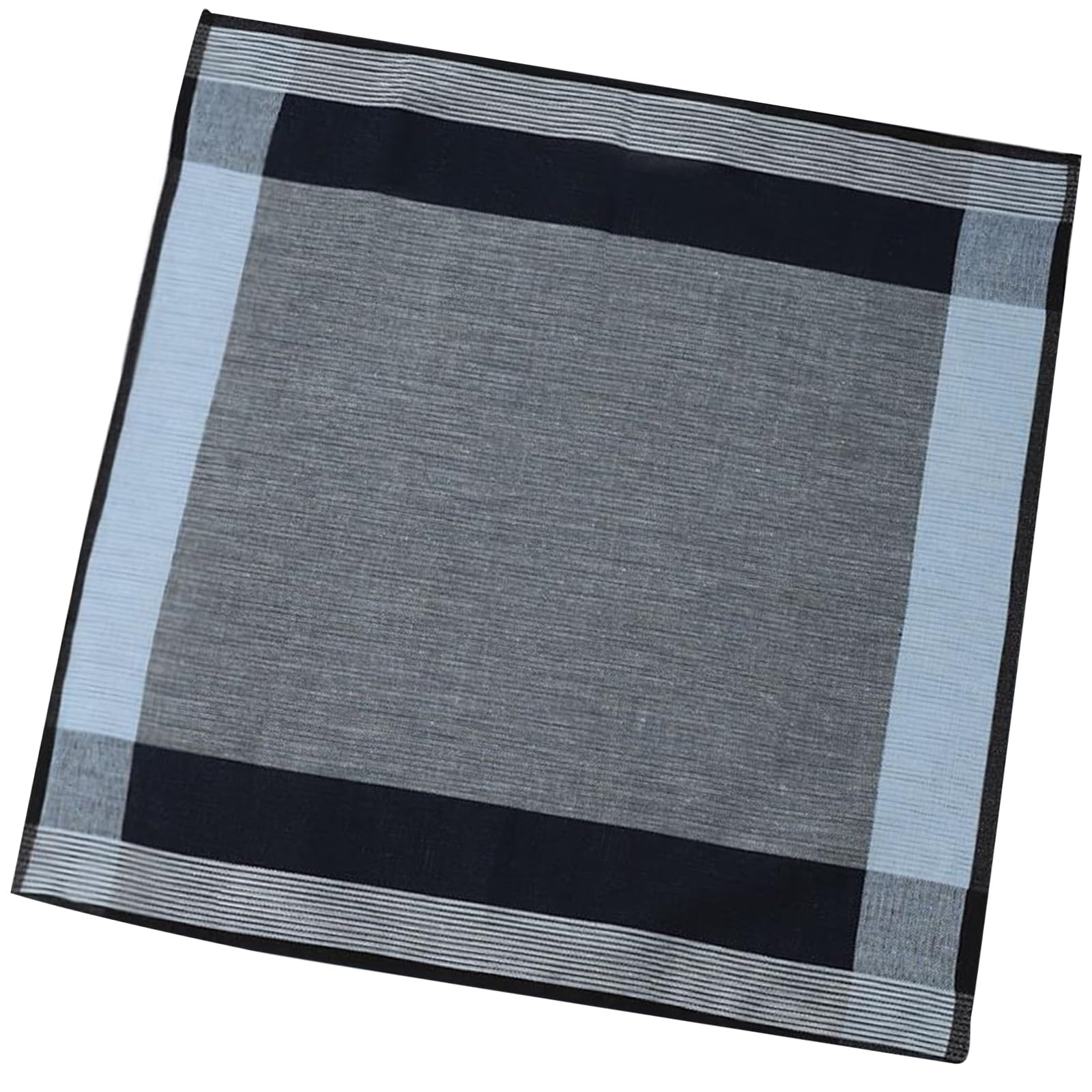 NEWFT 1 / 3pcs Men ' s Cotton Handkerchiefs Elegant Patterns with Strong Absorbency and Comfort 43x43cm Men ' s Handkerchiefs