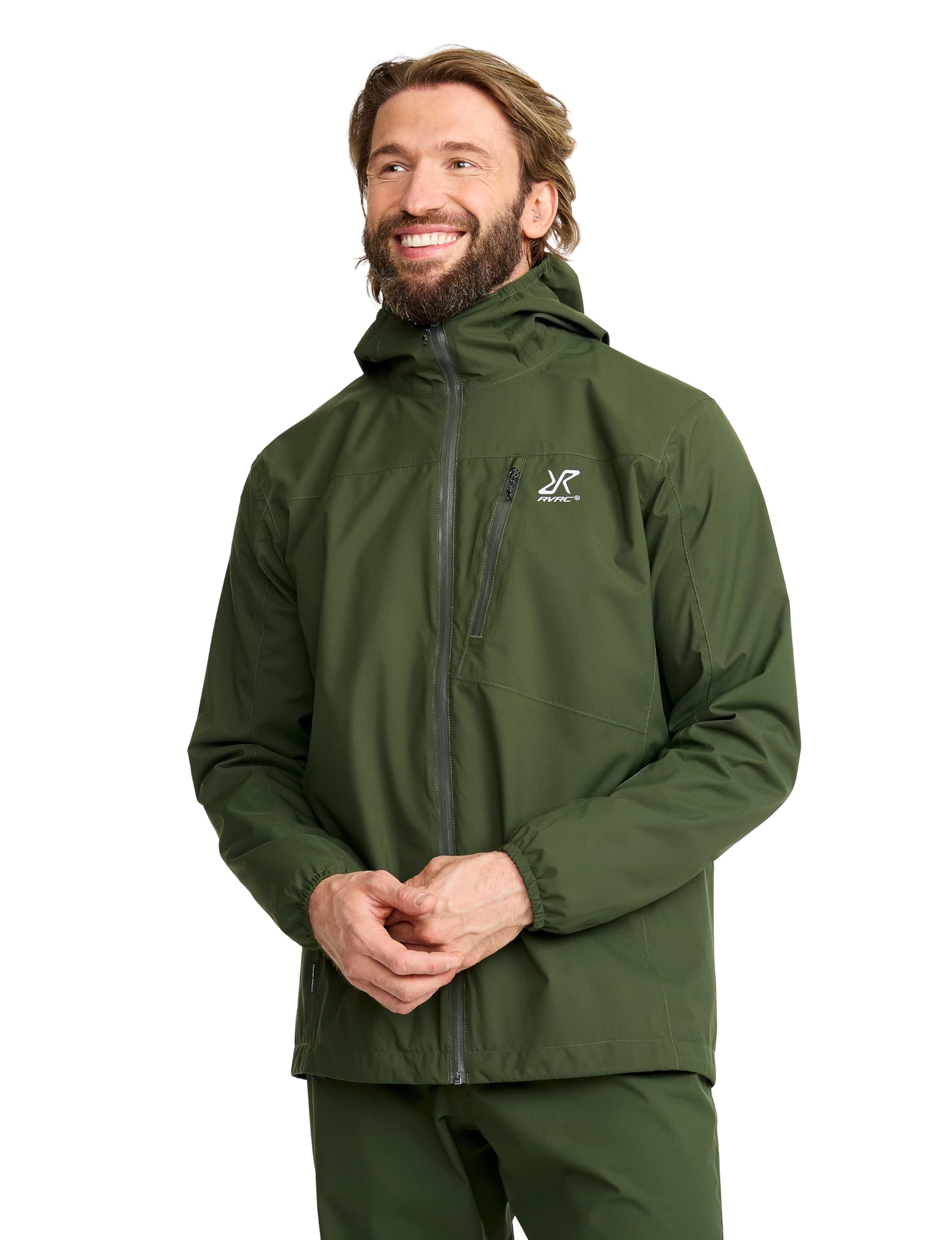 RevolutionRace Vector 2L Jacket para Hombre, Chaqueta Impermeable y Cortaviento para Senderismo