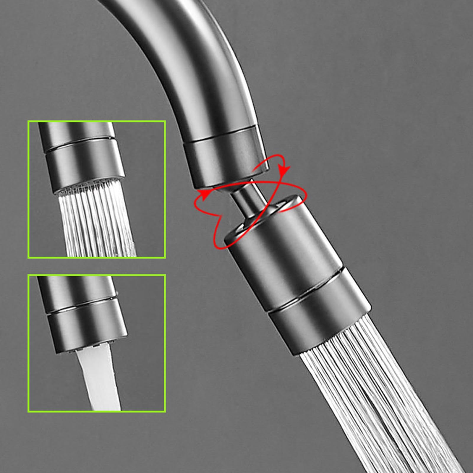 Rubinetto per Lavatrice A Muro Modalità Doppia Uscita Dell'Acqua Rubinetto Doppia Uscita Bagno In Ottone Acqua Calda E Fredda,Bianco